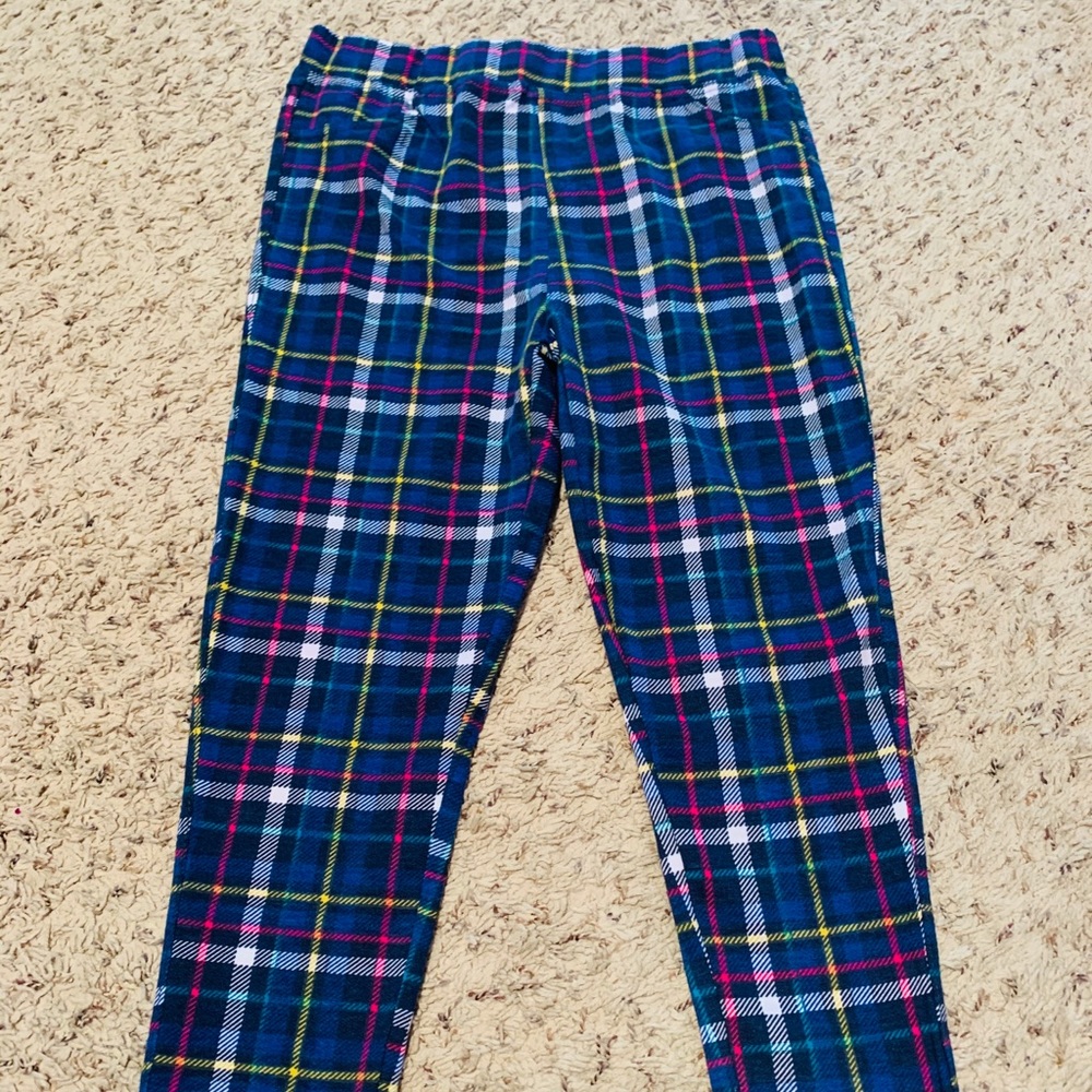Girls plaid leggings, size Large (14/16)